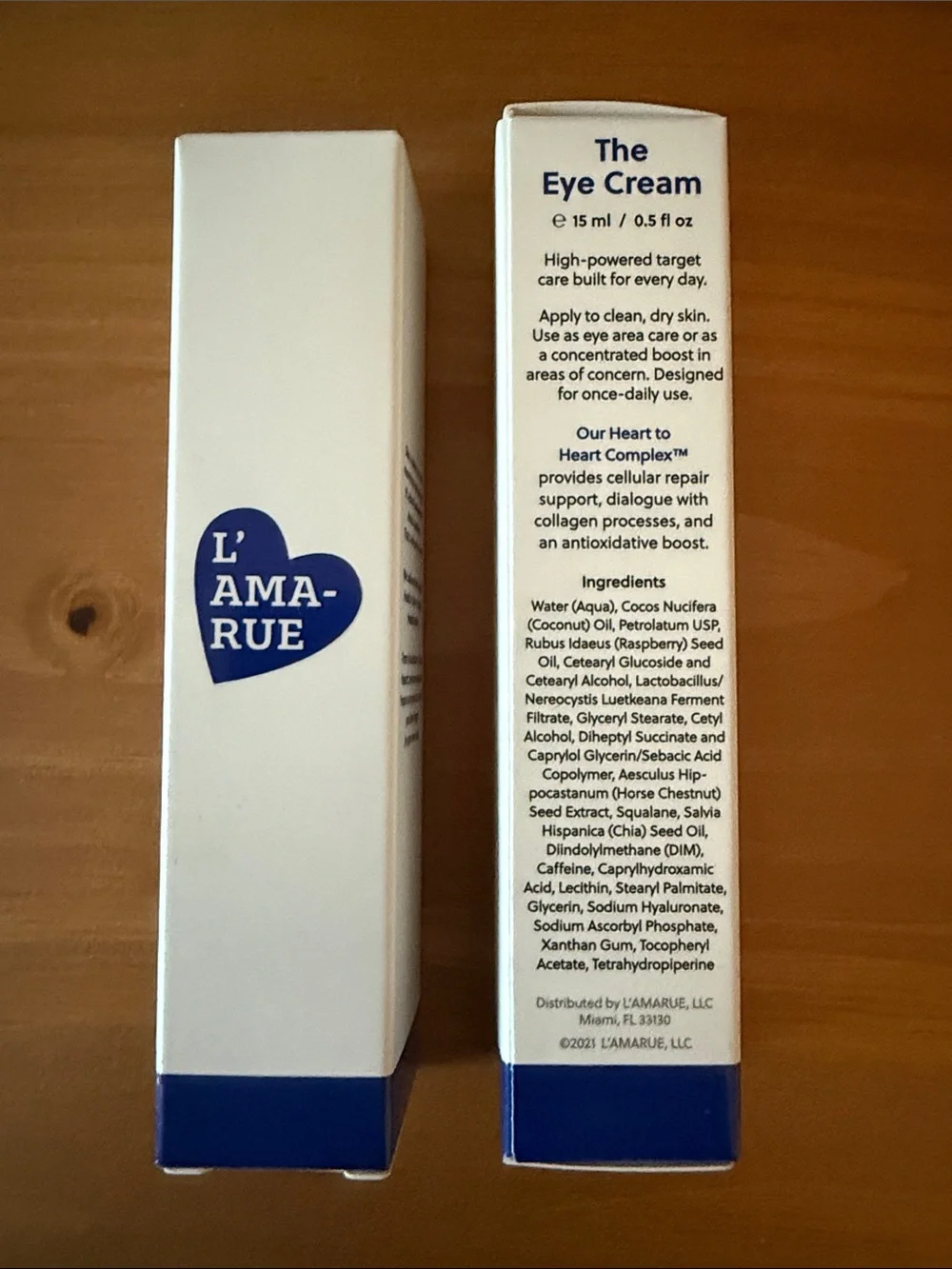 L’AMARUE THE EYE CREAM 2 TUBES